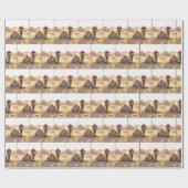 Papier Cadeau Camel Wearing a Red Retired Cap (Plat)