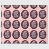 PAPIER CADEAU CAMEO ANTIQUE, DAME AUX RAISONS ET AUX GRAPEVINES (Plat)