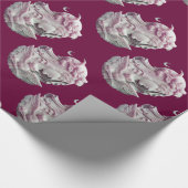 PAPIER CADEAU CAMEO ANTIQUE, LUNE DAME DE NUIT AVEC OWL (Coin)