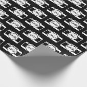 Papier Cadeau Caméra avec texte souriant (Coin)