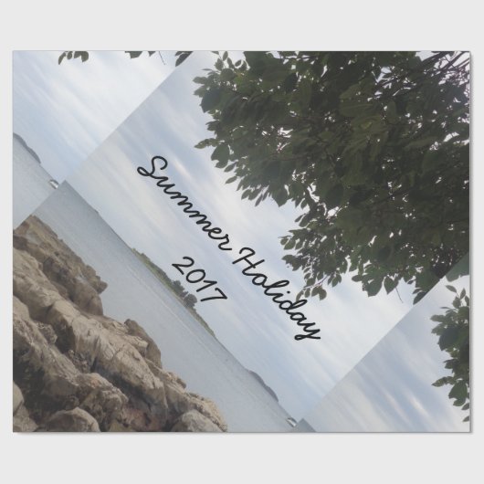 Papier Cadeau Caméra Rectangle photo modèle (Plat)