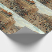 Papier Cadeau Camille Pissarro Boulevard Montmartre Peinture (Coin)