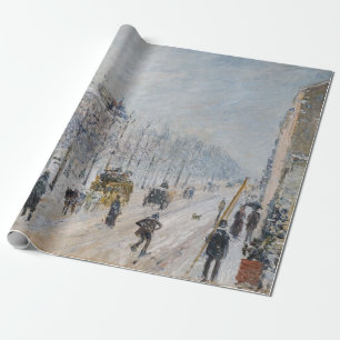 Papier Cadeau Camille Pissarro - Boulevards extérieurs, Effet Ne