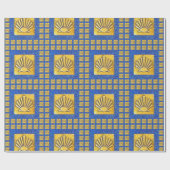 Papier Cadeau Camino de Santiago Le chemin de saint Jacques 0029 (Plat)