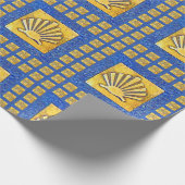 Papier Cadeau Camino de Santiago Le chemin de saint Jacques 0029 (Coin)