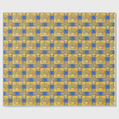 Papier Cadeau Camino de Santiago Le chemin de saint Jacques 0030 (Plat)