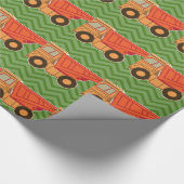 Papier Cadeau Camion à benne basculante lourd d'équipement de (Coin)