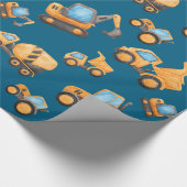 Papier Cadeau Camion à benne de construction (Coin)