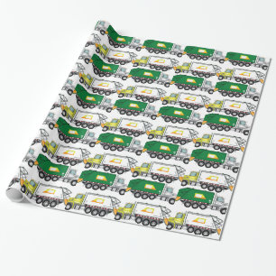 Papier Cadeau Camion à ordures