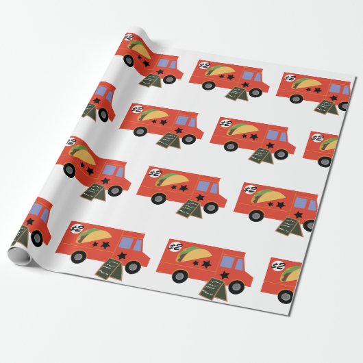 Papier Cadeau Camion alimentaire (Déroulé)