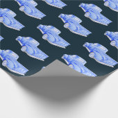 PAPIER CADEAU CAMION BLEUE (Coin)