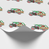 Papier Cadeau Camion de Christma (Coin)