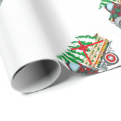 Papier Cadeau Camion de Christma (Coin rond)