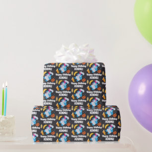 Papier Cadeau Camion de nourriture du monstre de cookie sur tabl