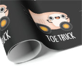 Papier Cadeau Camion de pied Funny Anatomie Corps Pièces Pun Dar (Coin rond)