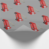Papier Cadeau Camion de pompiers (Coin)