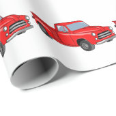 Papier Cadeau Camion de ramassage classique (Coin rond)