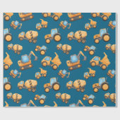 Papier Cadeau Camion de vidange (Plat)