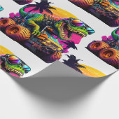 Papier Cadeau Camion Dino Monster (Coin)