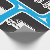 Papier Cadeau Camion Et Remorque