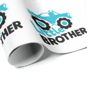Papier Cadeau Camion Little Brother Monster (Coin rond)
