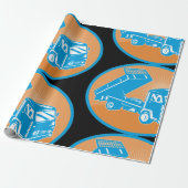 Papier Cadeau Camion plat (Déroulé)