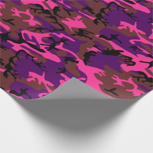 Papier Cadeau Camion rose chaud (Coin)