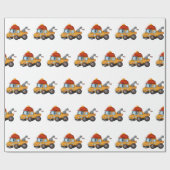 Papier Cadeau Camion treuil bébé pour enfants (Plat)