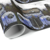 Papier Cadeau Camion vintage (Coin rond)