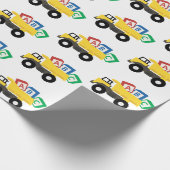 Papier Cadeau Camions de construction de camions ABC Dump (Coin)