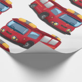 Papier Cadeau Camions de pompiers (Coin)