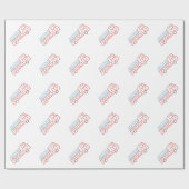 Papier Cadeau Camions de pompiers (Plat)