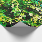 Papier Cadeau Camo à feuillage persistant (Coin)