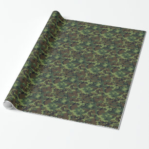 Papier Cadeau Camo Armée