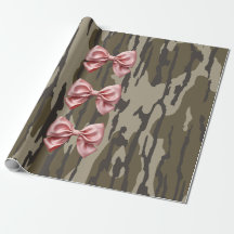 Camo Bébé Bonnet Rose Rubans & Bows en Bottomland 