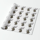 Papier Cadeau Camo Buck (Déroulé)