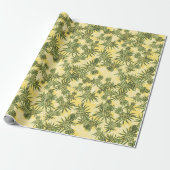 Papier Cadeau Camo d'ananas Hawaiian Tropical (Déroulé)