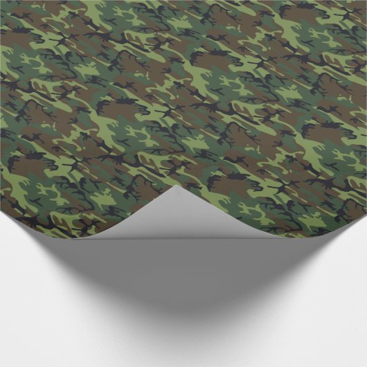 Papier Cadeau Camo de l'armée (Coin)
