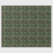 Papier Cadeau Camo de l'armée (Plat)