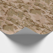 Papier Cadeau Camo du désert (Coin)