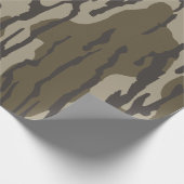 Papier Cadeau Camo du fond de la terre (Coin)
