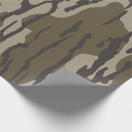 Papier Cadeau Camo du fond de la terre (Coin)
