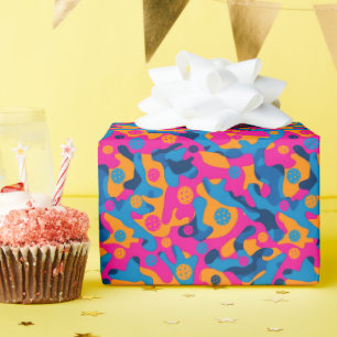 Papier Cadeau Camo du Pickleball Party