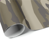 Papier Cadeau Camo Filles Camo Pink Ribbon Bow Bottomland Camo (Coin rond)