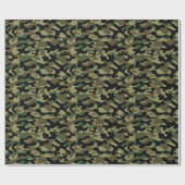 Papier Cadeau Camo forêt (Plat)