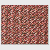 Papier Cadeau Camo léopard rouge (Plat)