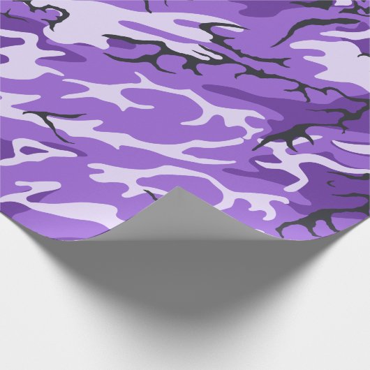 Papier Cadeau Camo mauve (Coin)