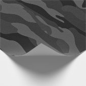 Papier Cadeau camo militaire sombre soirée (Coin)