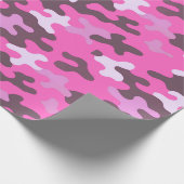 Papier Cadeau Camo Rose (Coin)