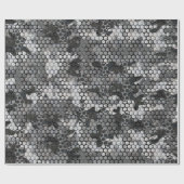 PAPIER CADEAU "CAMO URBAIN NUMÉRIQUE" (Plat)